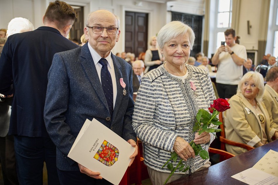 Małżeństwa z Łodzi uhonorowane medalami za wieloletnie pożycie