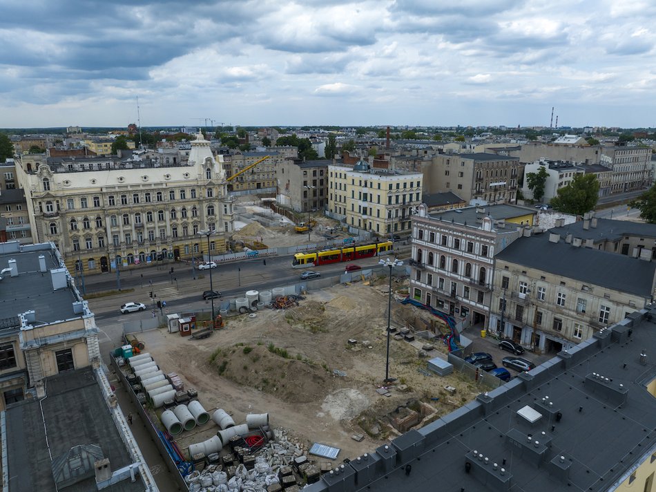 Tunel średnicowy Łódź: budowa stacji Łódź Śródmieście