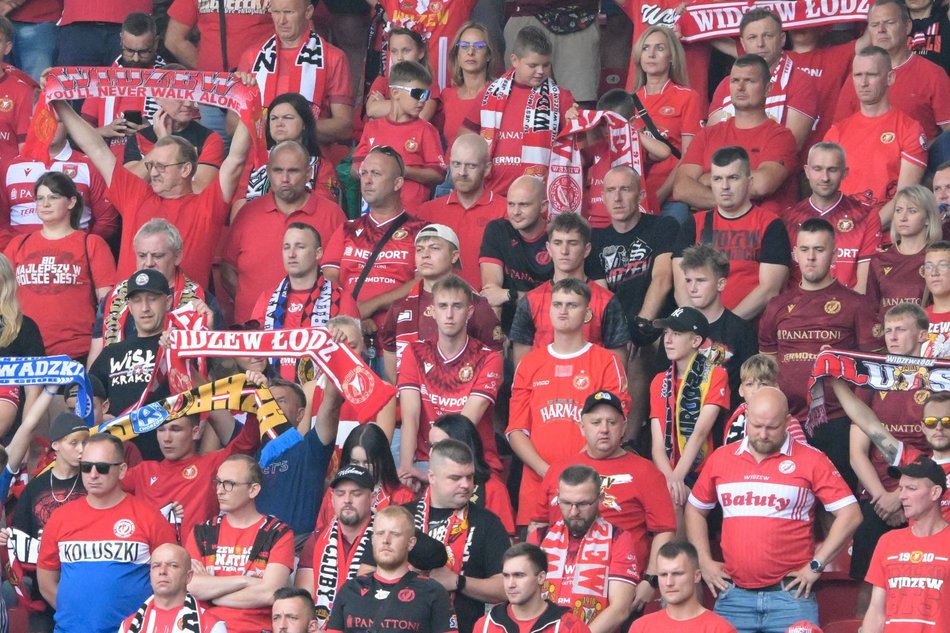 Kibice na meczu Widzewa Łódź kontra GKS Katowice. Byłeś/aś? Znajdź się w galerii