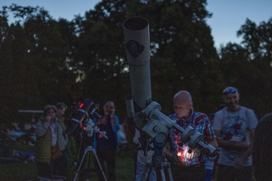 Łódź. Co to był za wieczór! Noc spadających gwiazd w Ogrodzie Botanicznym w Łodzi