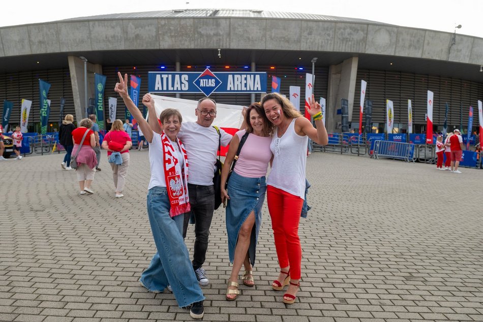 Łódź. Liga Narodów w Atlas Arenie w Łodzi. Byłeś/aś pierwszego dnia? Znajdź się w galerii!