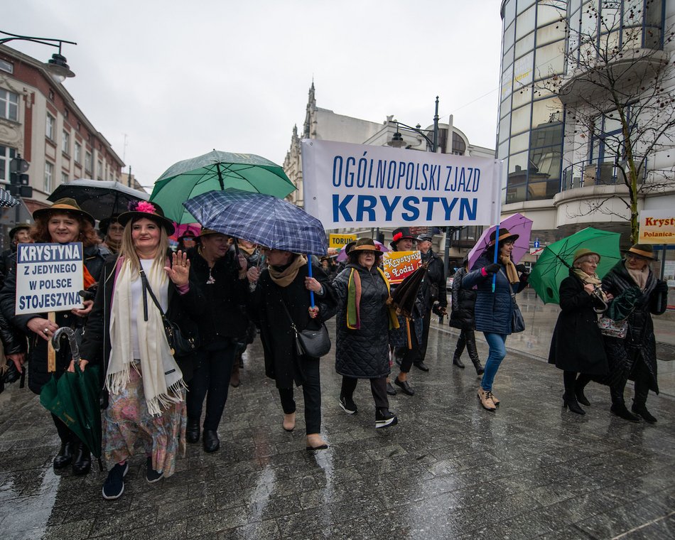 Łódź. Ogólnopolski Zjazd Krystyn! Piotrkowską przeszły setki imienniczek z całej Polski