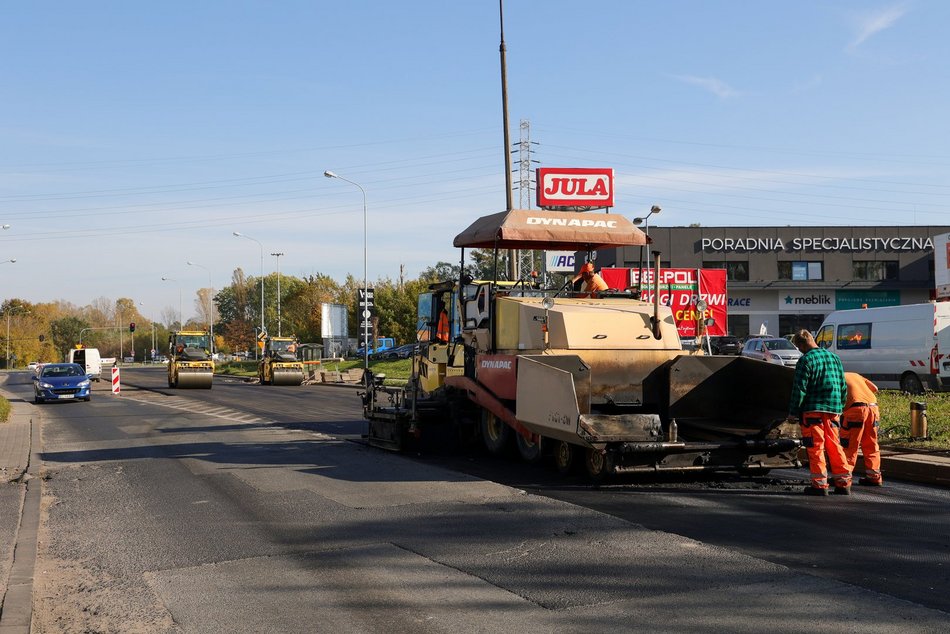 ulica Św. Teresy w remoncie