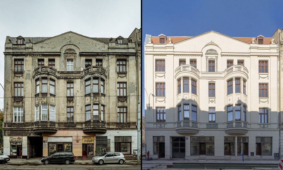Niezwykła metamorfoza kamienicy przy Legionów 37A