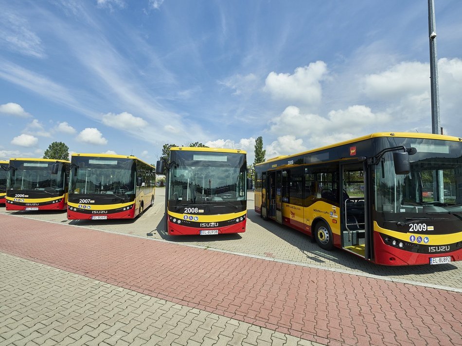 Łódź. Autobusy MPK Łódź