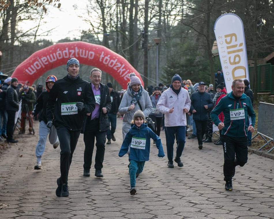 Łódź. Bieg Sylwestrowy w Arturówku