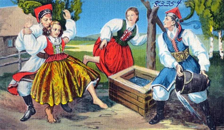 Łódź. Lany Poniedziałek, czyli śmigus-dyngus. Kiedyś były to dwa odrębne zwyczaje