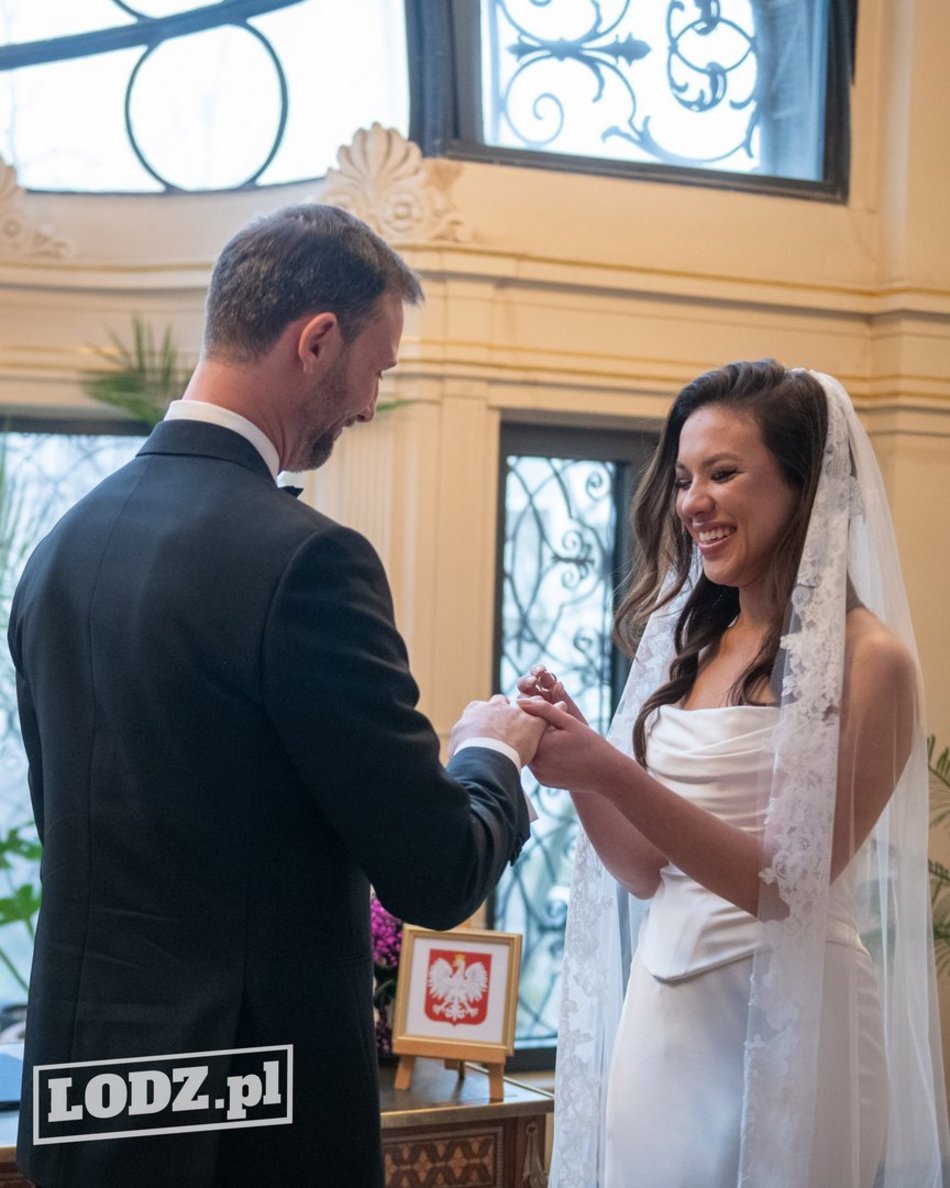 Astronauta Sławosz Uznański wziął ślub w Łodzi