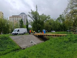 Odbudowa mostku w parku Ocalałych w Łodzi. Wróci ułatwienie dla pieszych i rowerzystów