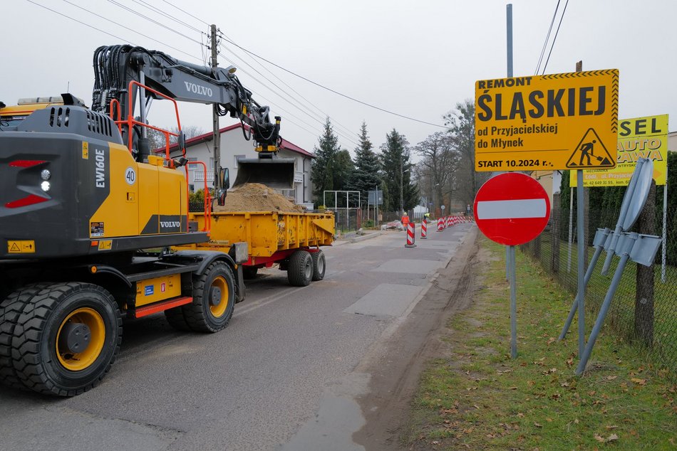 Remont na Młynku w Łodzi