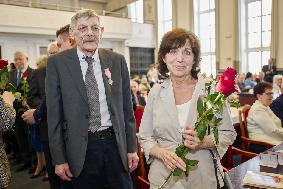 Małżeństwa z Łodzi uhonorowane medalami za wieloletnie pożycie
