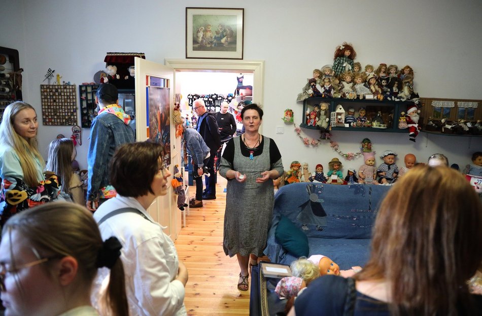 Zwiedzający podczas Nocy Muzeów 2023 w Łodzi