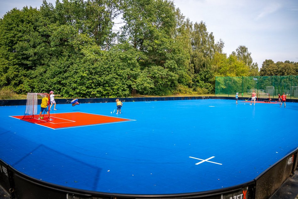 Piknik w parku na Młynku