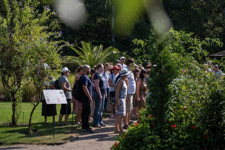 Spacer w Ogrodzie Botanicznym w Łodzi