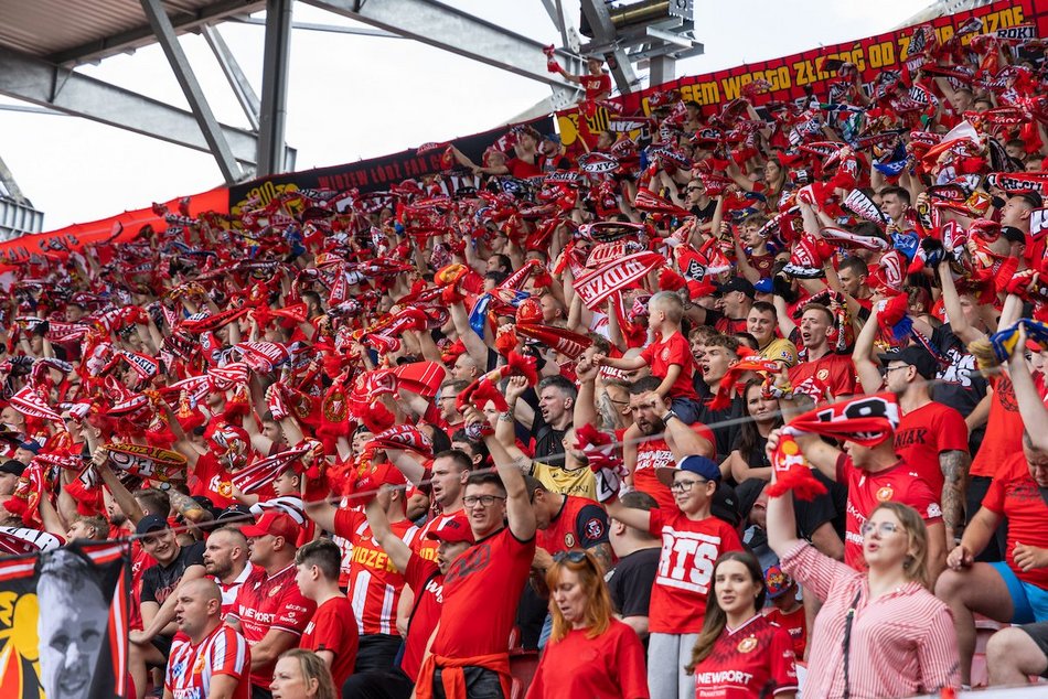 Łódź. Kibice na meczu Widzewa Łódź z Zagłębiem Lubin. Byłeś? Odszukaj się w galerii