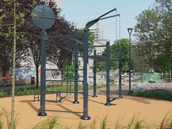 Łódź. Takiego skweru w Łodzi jeszcze nie było! Siłownia, park sensoryczny i plac zabaw już gotowe