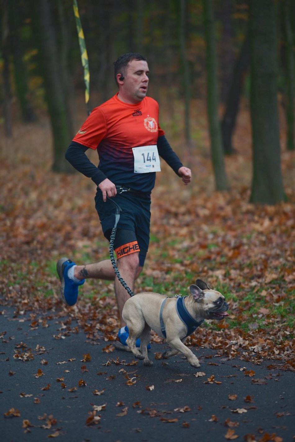 Łódź. Bieg Niepodległości w parku Julianowskim