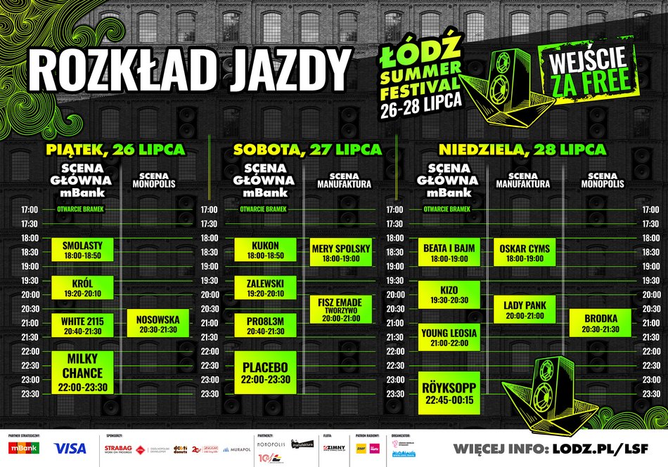Line up Łódź Summer Festival 2024