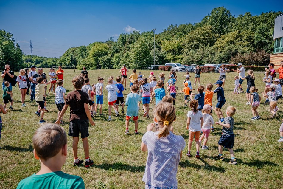 Bieg charytatywny w parku Baden-Powella