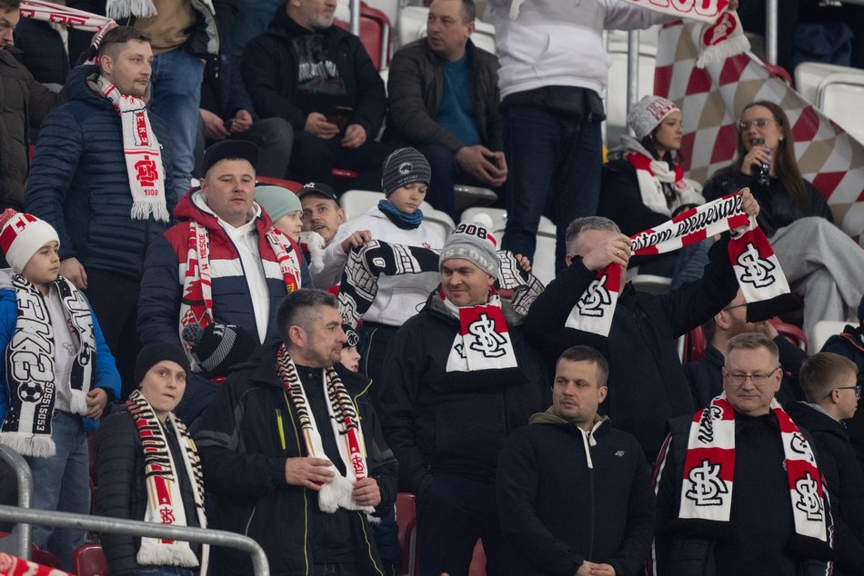 Kibice na meczu ŁKS Łódź z Miedzią Legnica. Odszukaj się w naszej galerii