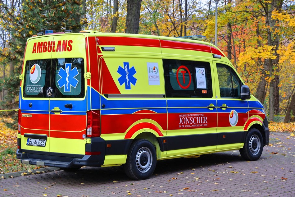 Nowy ambulans - szpital Jonschera Łódź