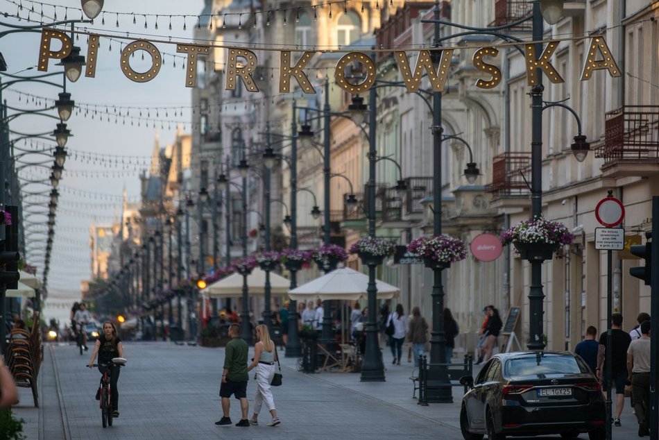 Łódź. Piotrkowska