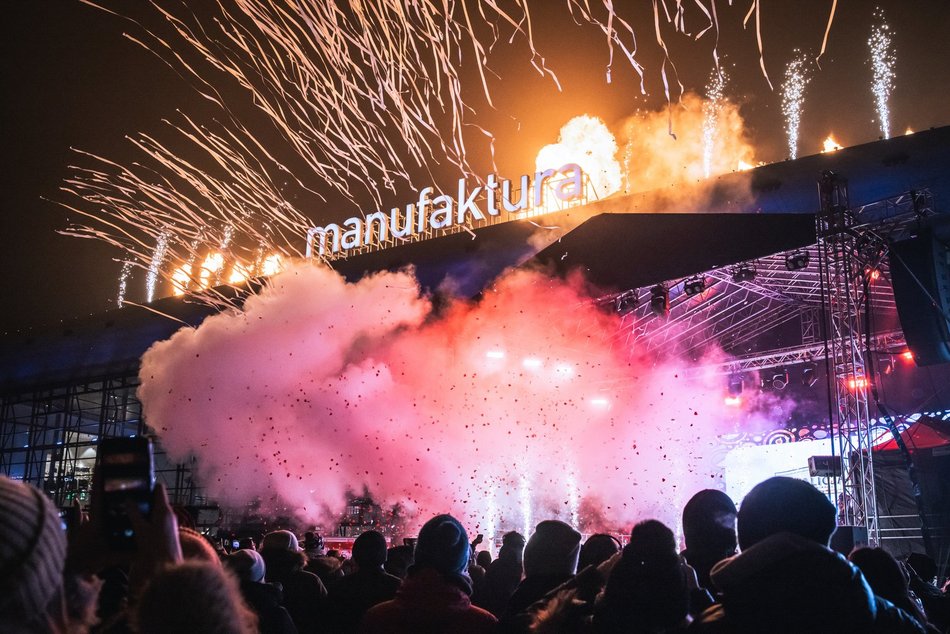 Łódź. Światełko do Nieba zakończyło WOŚP 2026 w Łodzi. Tłumy Łodzian w Manufakturze