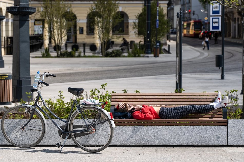 Zielony plac Wolności zachwyca łodzian