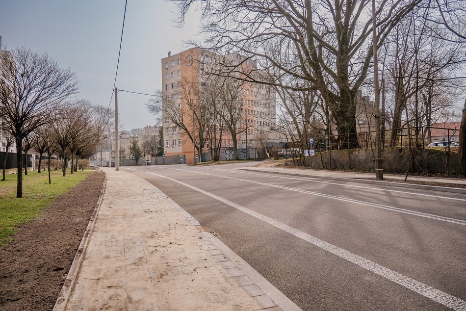 Ulica Sierakowskiego po remoncie