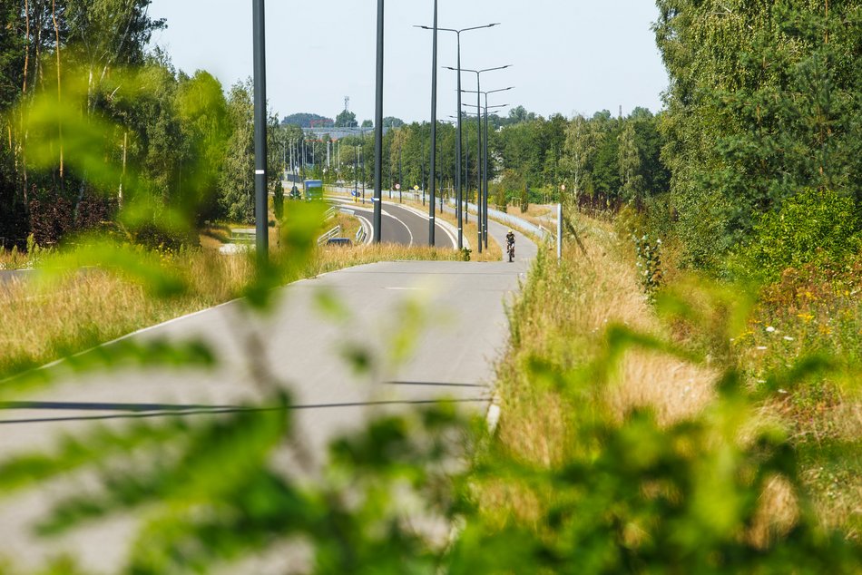 Droga rowerowa na Trasie Górna