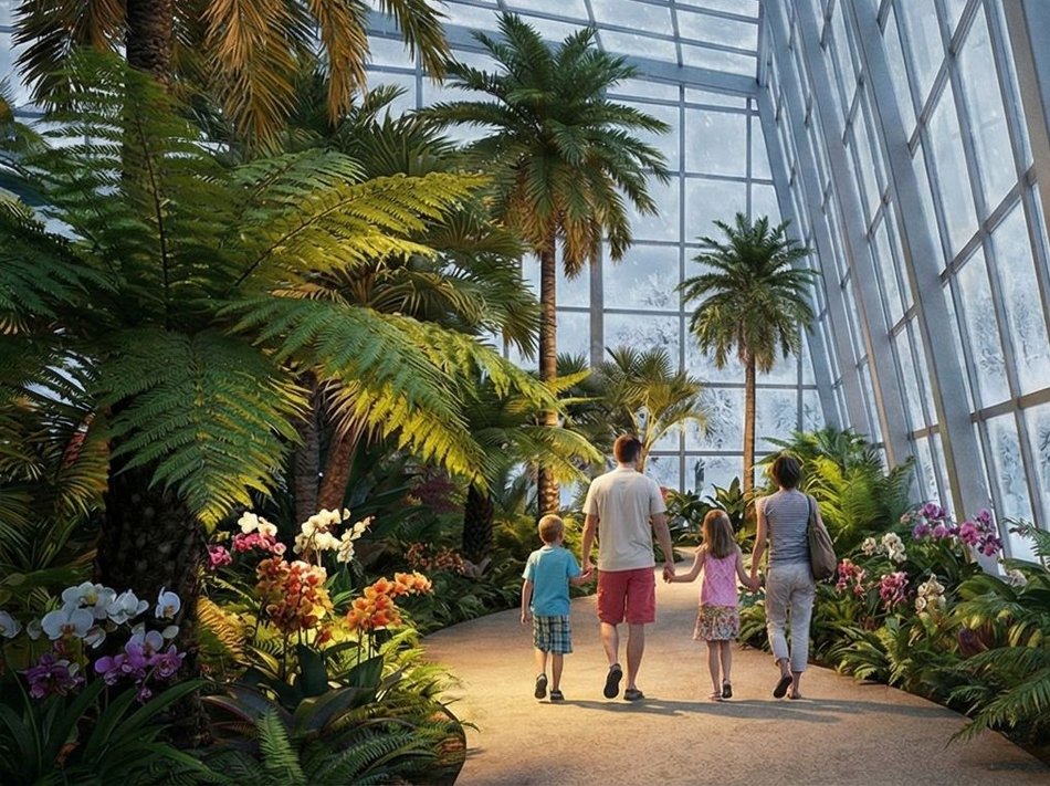 Łódź. Całoroczna dżungla w Ogrodzie Botanicznym