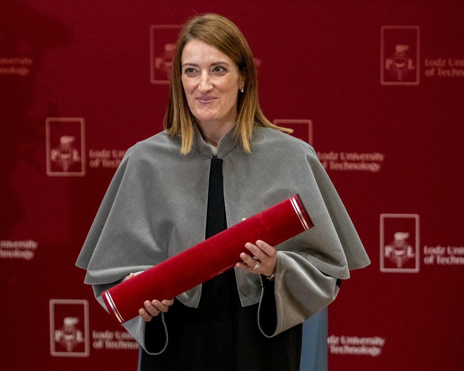 Roberta Metsola uhonorowana doktoratem honoris causa Politechniki Łódzkiej
