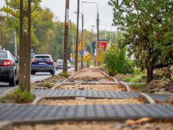 Łódź. Remont Brzezińskiej w Łodzi. Pierwszy odcinek prawie gotowy