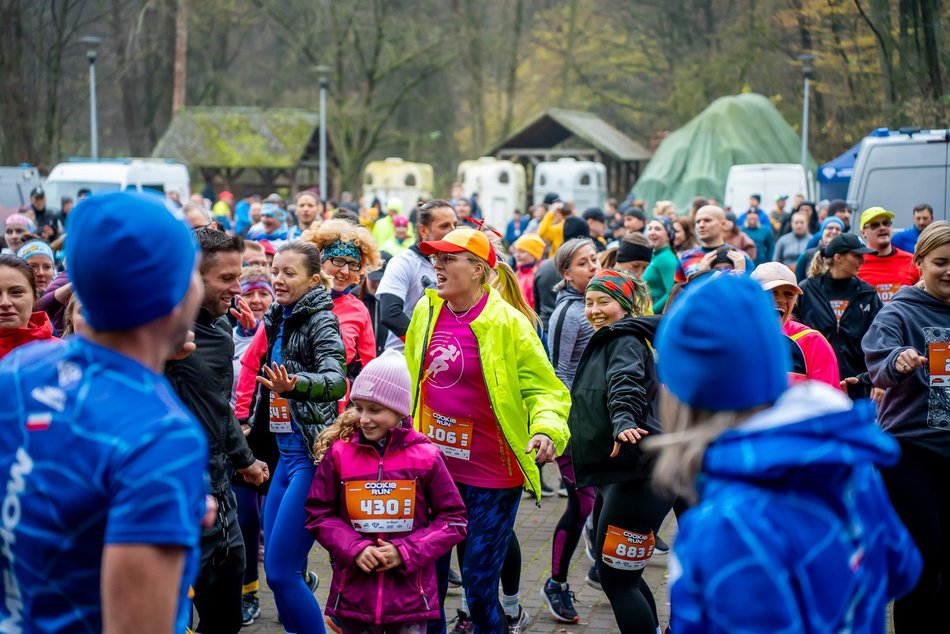 Cookie Run w Lesie Łagiewnickim w Łodzi