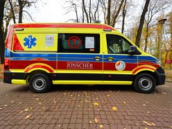 Nowy ambulans - szpital Jonschera Łódź