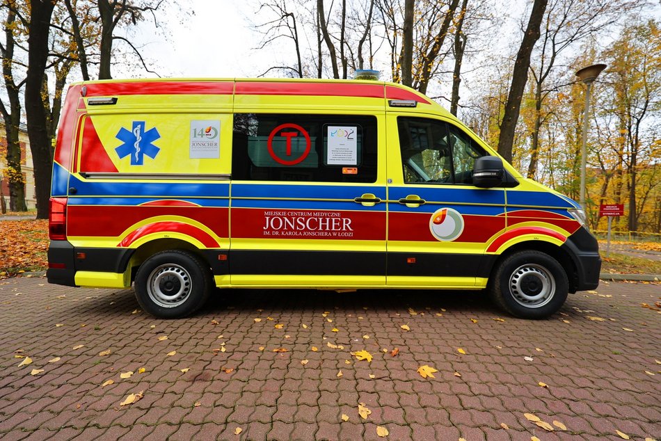 Nowy ambulans - szpital Jonschera Łódź