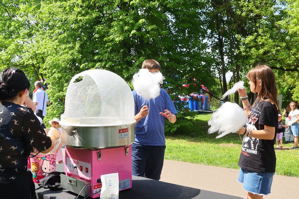 Łódź. Piknik na Młynku w Łodzi. Dmuchańce, alpaki, gigantyczne kręgle i rowery wodne