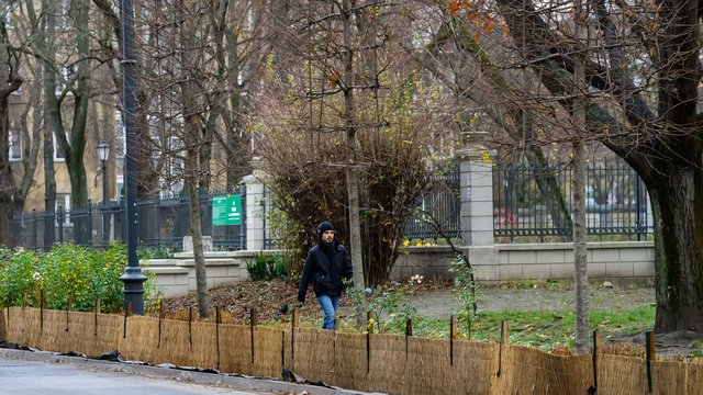 Łódź chroni zieleń przed zimą! Pojawiły się już pierwsze osłony na rośliny [ZDJĘCIA]
