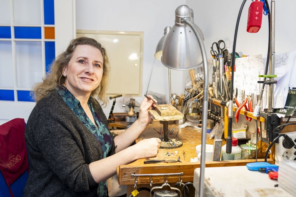 Pracownia mikromozaiki na Księżym Młynie