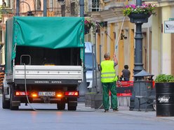 Na Piotrkowskiej i w okolicy sadzą kolorowe rośliny