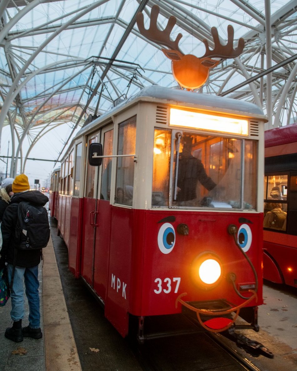 Świąteczne tramwaje MPK Łódź wyjechały na ulice