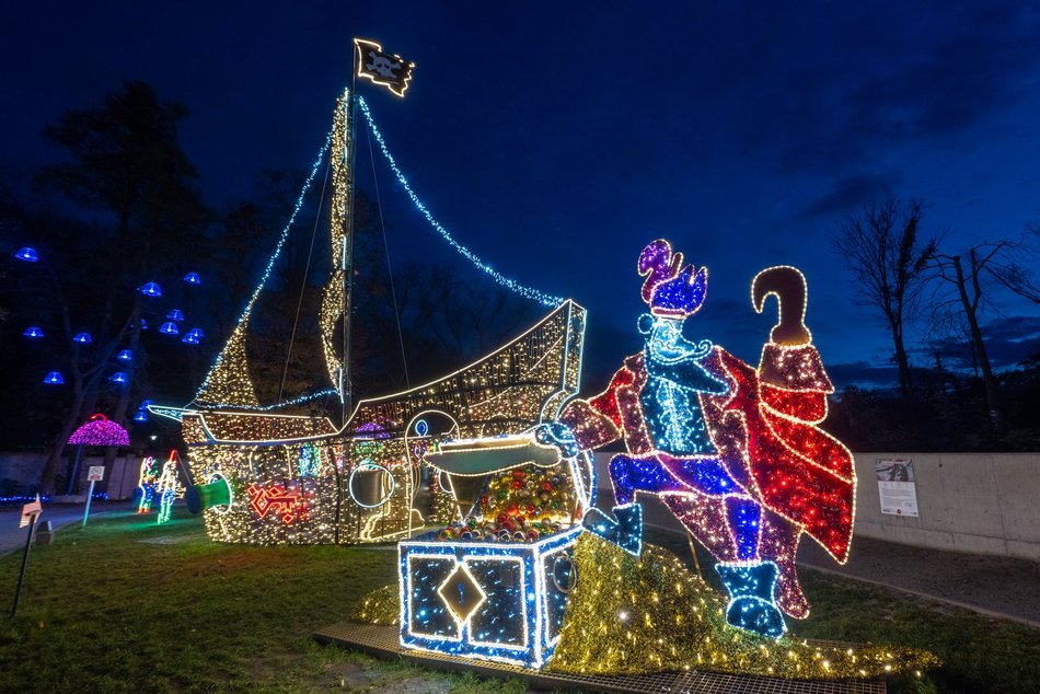 Park Miliona Świateł w Łodzi otwarty! Magiczne zwierzęta opanowały Orientarium Zoo Łódź