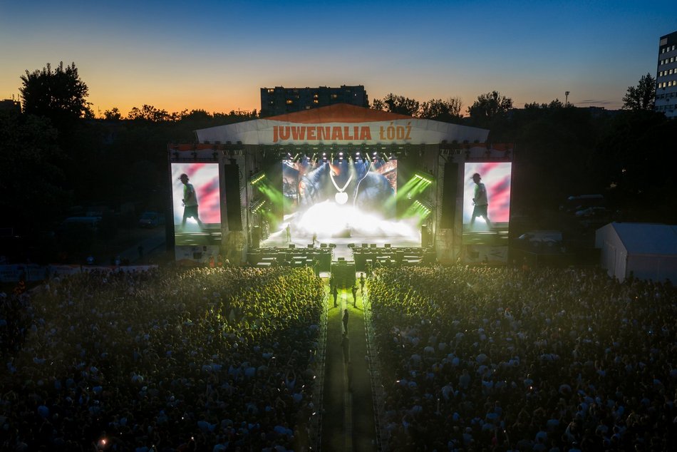 Łódź. Sentino na Juwenaliach 2026 w Łodzi. Król Malagi rozbujał tłum pod sceną!