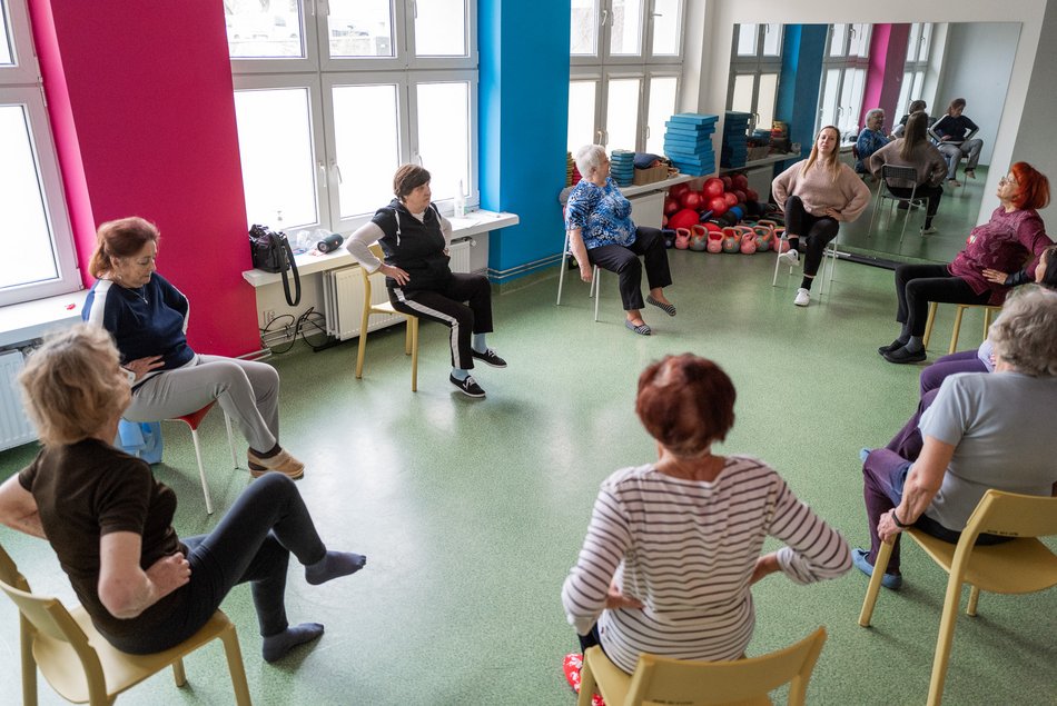 Łódź. Zajęcia sportowe w Centrach Zdrowego i Aktywnego Seniora