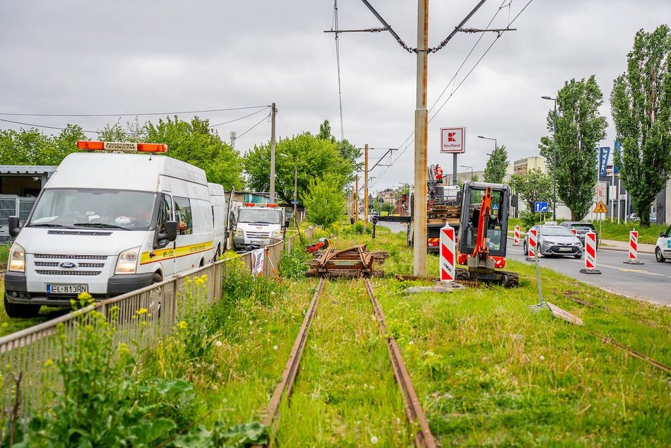 Tramwaje MPK Łódź wrócą na Chojny. Prace przy Kilińskiego nie zwalniają tempa