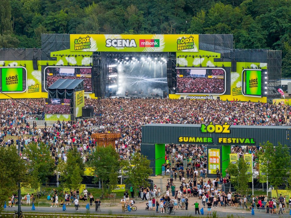 Łódź Summer Festival 2025 z lotu ptaka! Zobacz te spektakularne kadry!