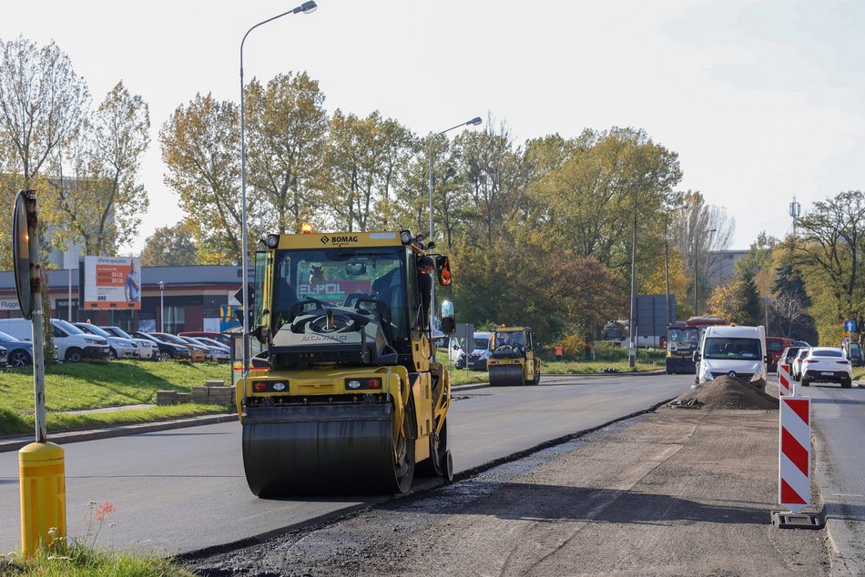 ulica Św. Teresy w remoncie
