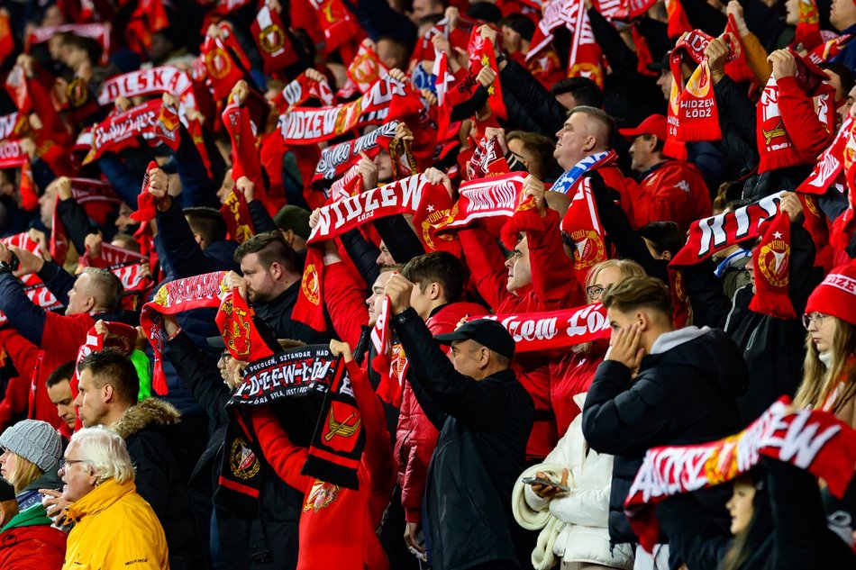 Kibice na meczu Widzewa Łódź z Legią Warszawa. Byłeś/aś? Odszukaj się w galerii
