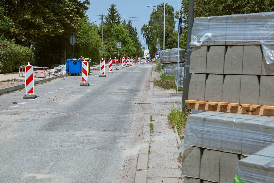 Łódź. Remont Krzywickiego. Zaglądamy na plac budowy na Radiostacji