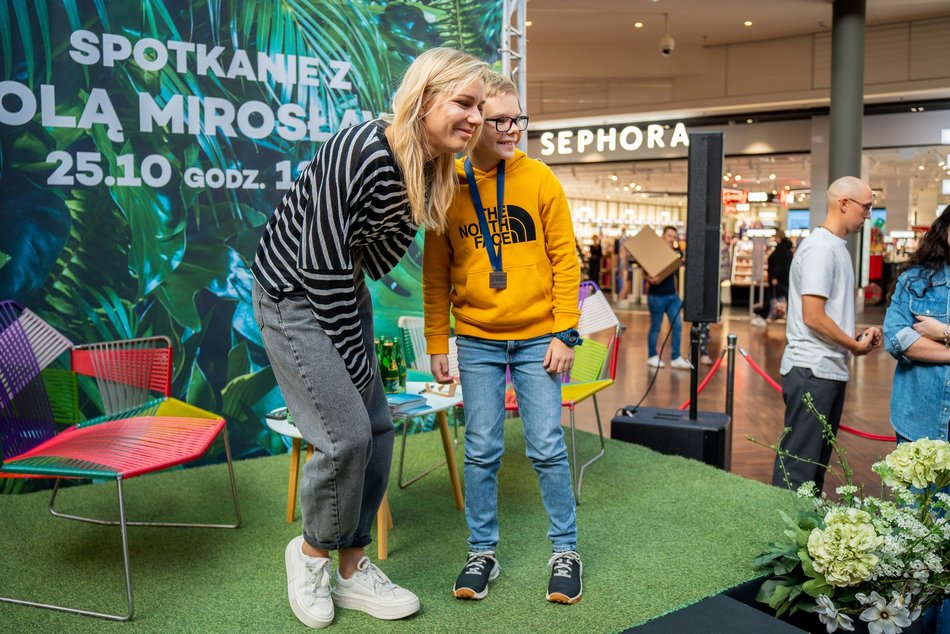 Łódź. Aleksandra Mirosław w Manufakturze. Złota medalistka olimpijska spotkała się z fanami